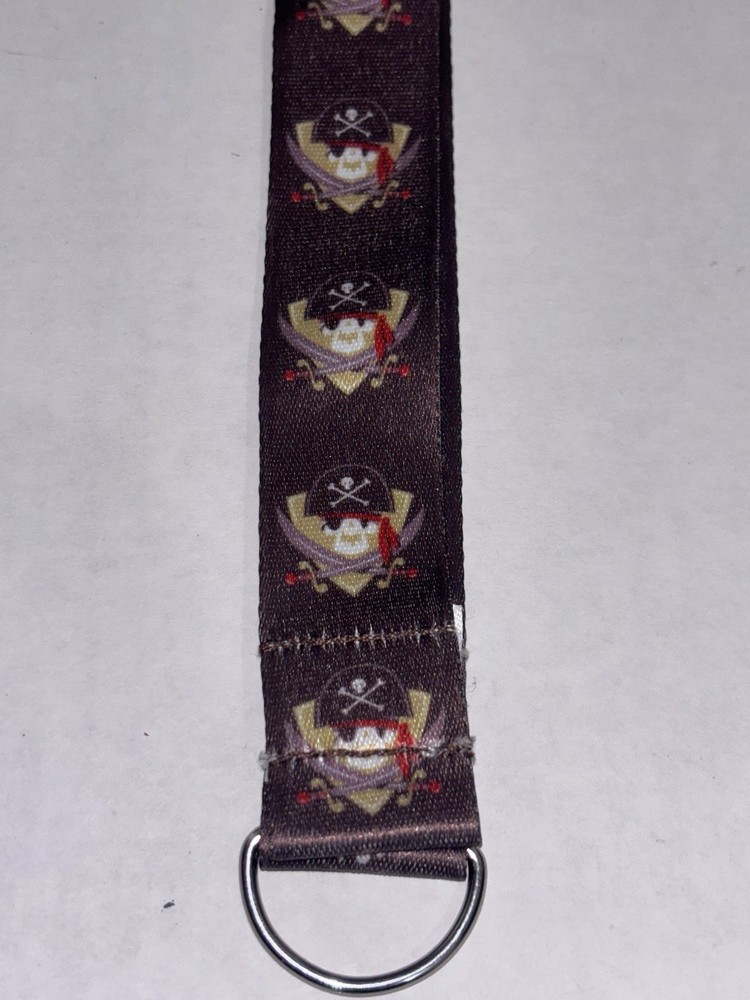 Pirate Skull & Crossbones Printed Lanyard A8