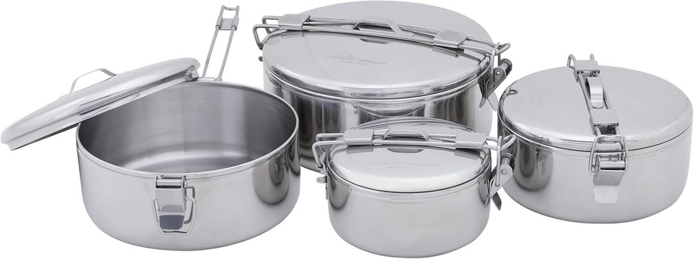 Alpine Stainless Steel Stowaway Camping Pot