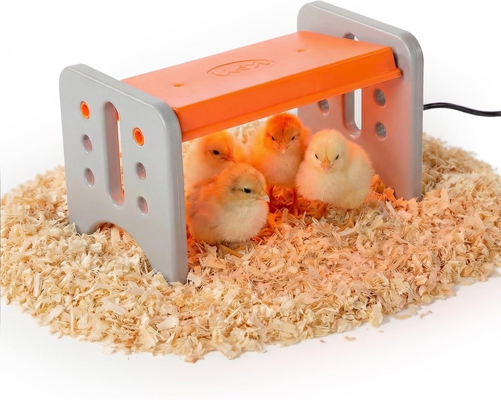 Chicken Brooder Heater for Chicks, Adjustable Heating Plate for 15 Chicks