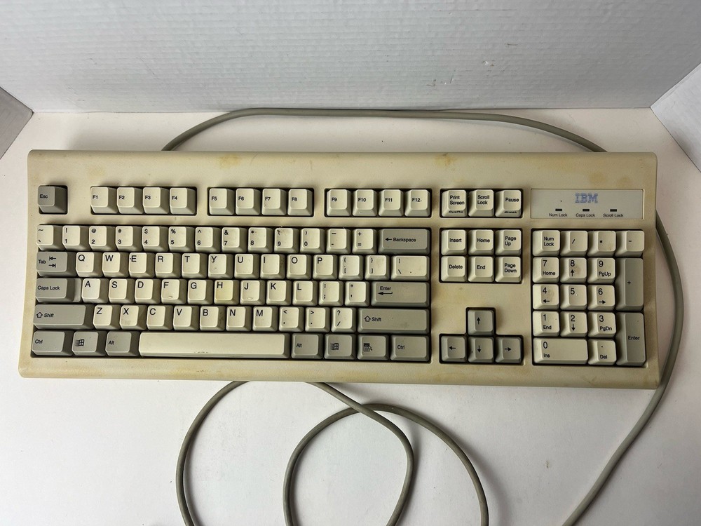 ⌨️VTG. IBM KB-8923 Computer Keyboard Untested Retro Computing 1 Day Ship!👍