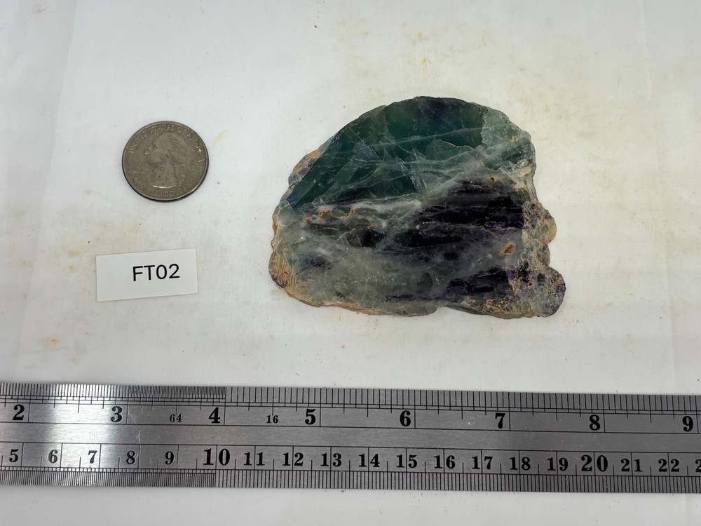 Fluorite slab Cabbing Lapidary Combo Ship Avail