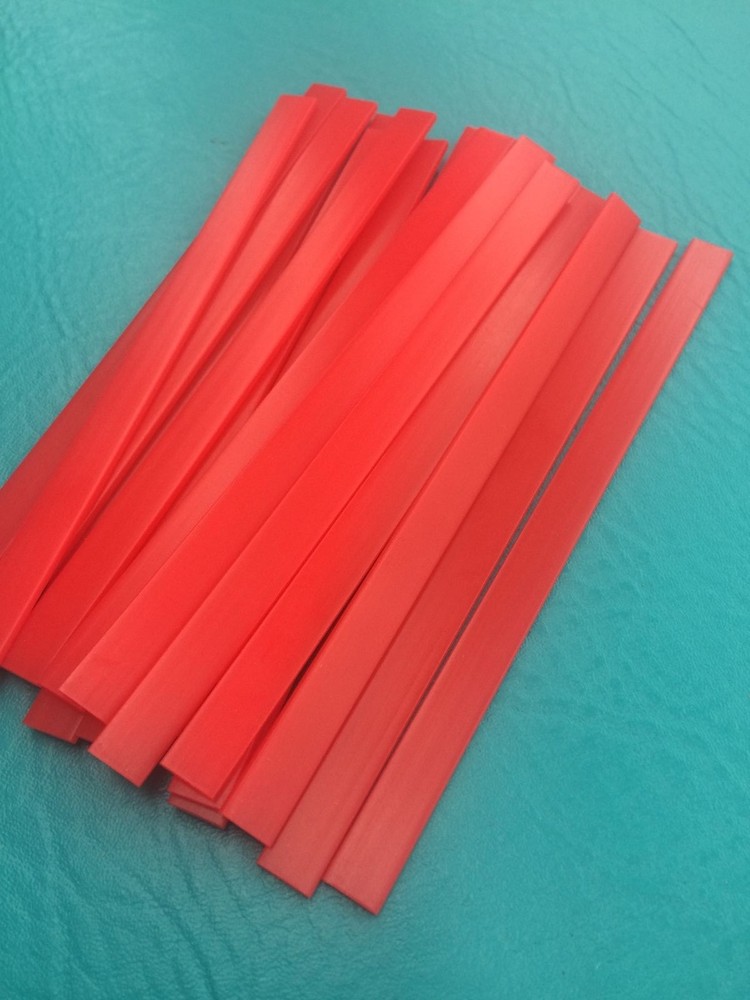 40 Red Dip Spread Cheese Stick 6" Square Tip Reusable Stir cuttable Flexible