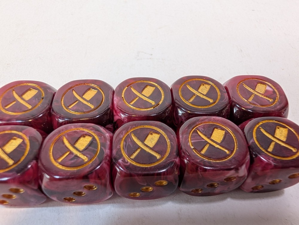 Guild Ball Butchers Dice Set (10)