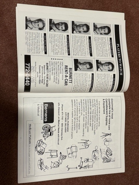 1990 Cincinnati Cyclones Program Inaugural Season