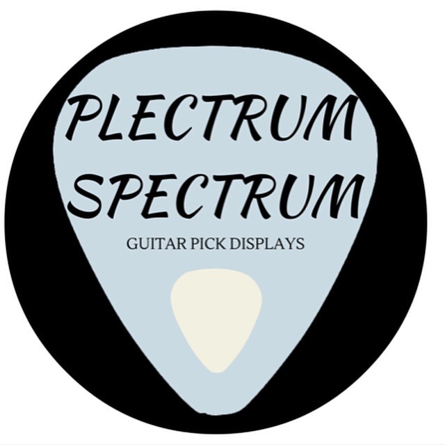 Guitar Pick Display Insert, 8 x 10 Vertical Black, Holds 30 Picks - NO FRAME