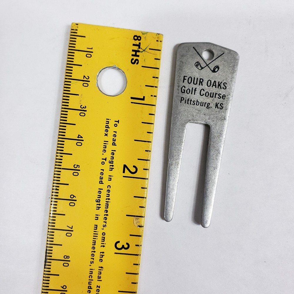 Vintage Golf Divot Tool Four Oaks Golf Course Pittsburg Kansas