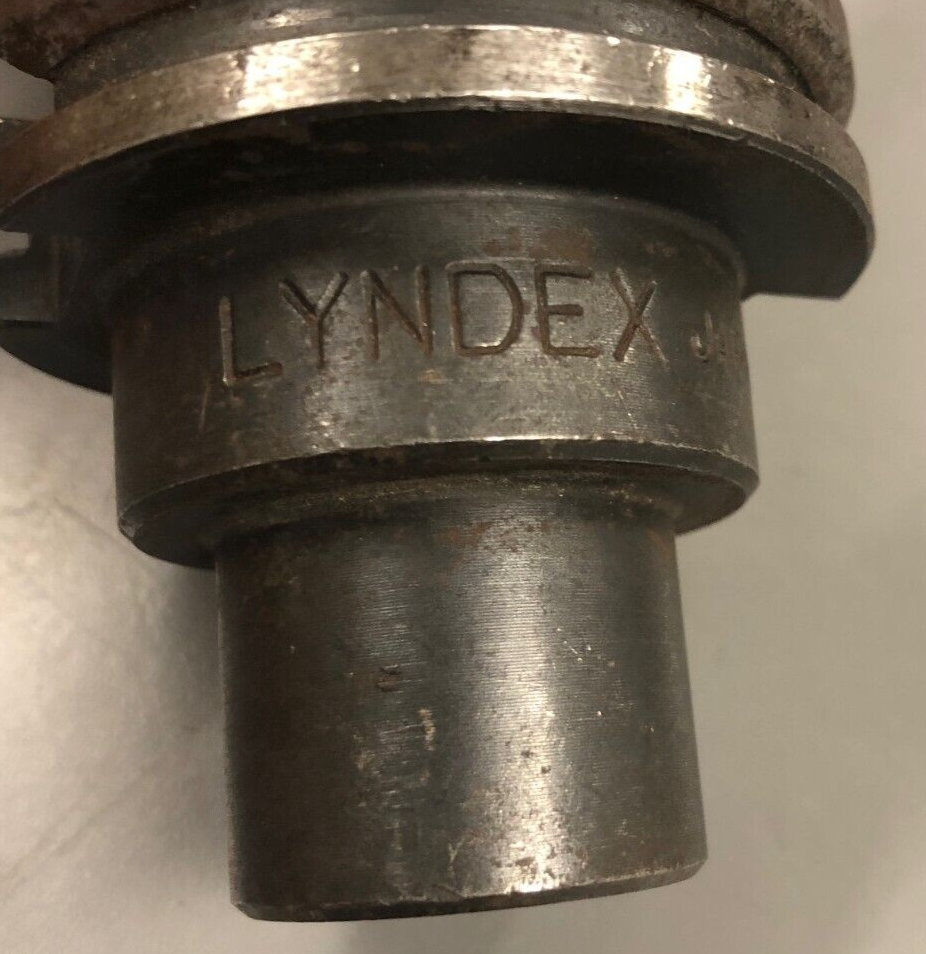 Lyndex CAT40 MT 2 Morse Taper Milling Machine Tool Holder, Thru Coolant Stud
