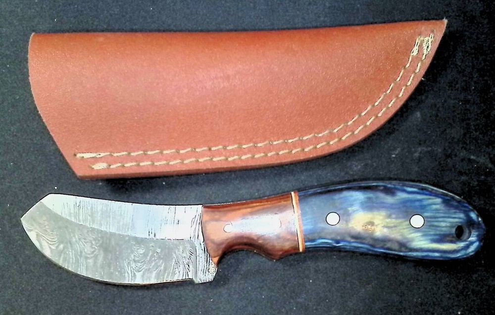 Damascus Fixed Bland Knife