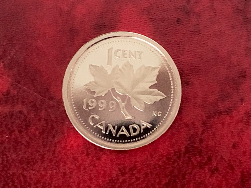 Canada 1 Cent 1999 Proof Coin-Uncirculated