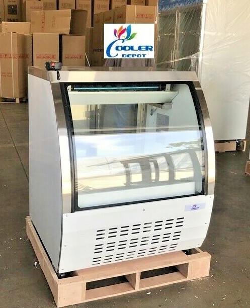 NEW 36" Commercial Deli Refrigerator Cooler Case Display Bakery Pastry 110V NSF