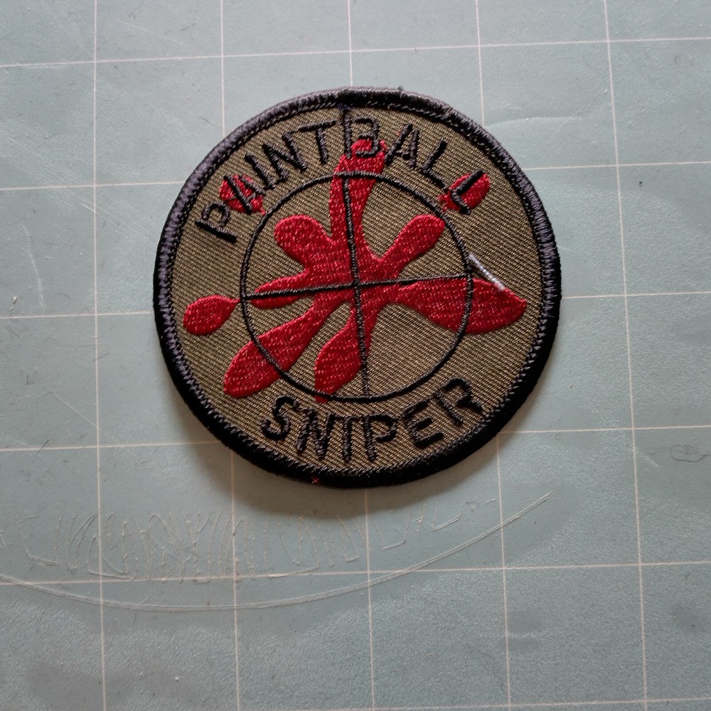 Paintball Sniper  Patch size 3x3