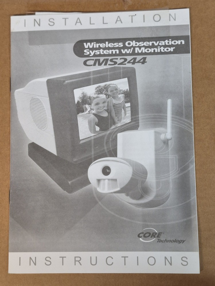 Core Technology CMS244 Wireless Baby Observation Camera With Monitor