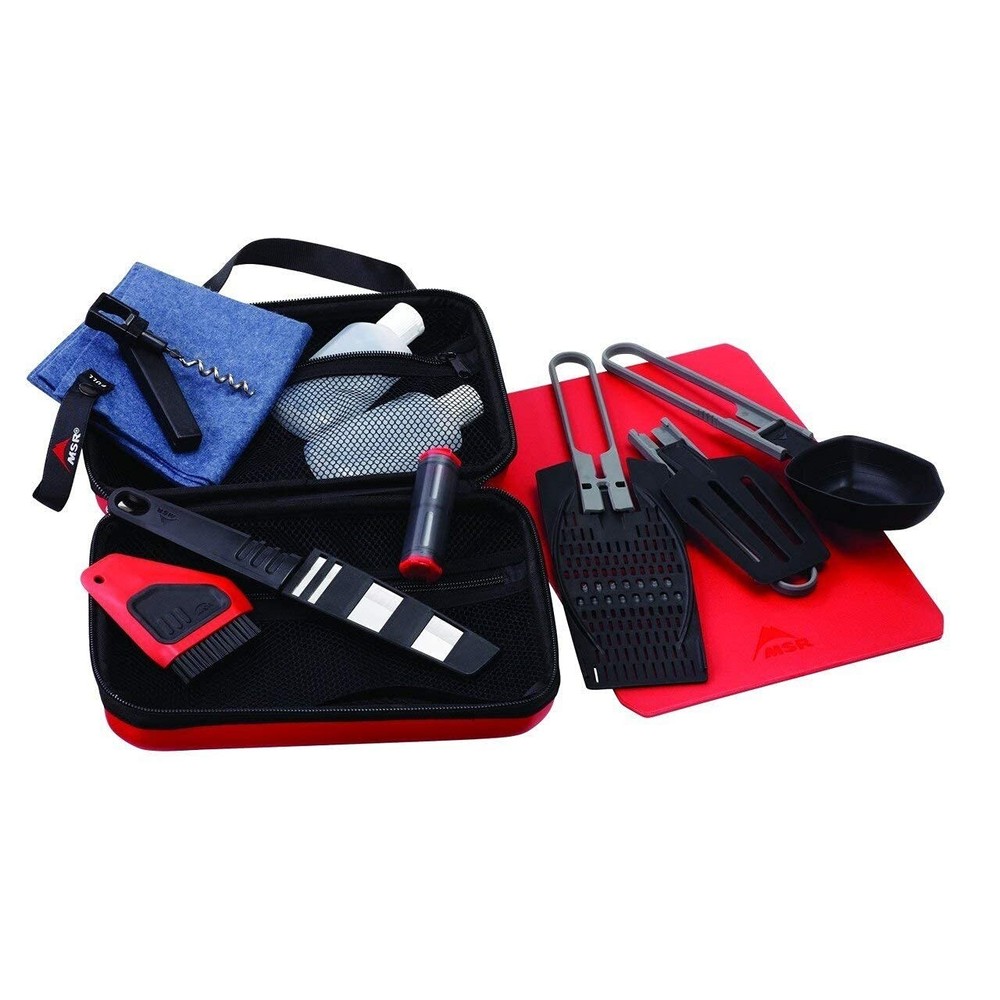 MSR Alpine Deluxe Kitchen Set Red/Black - Comprehensive Camp Cookware Kit