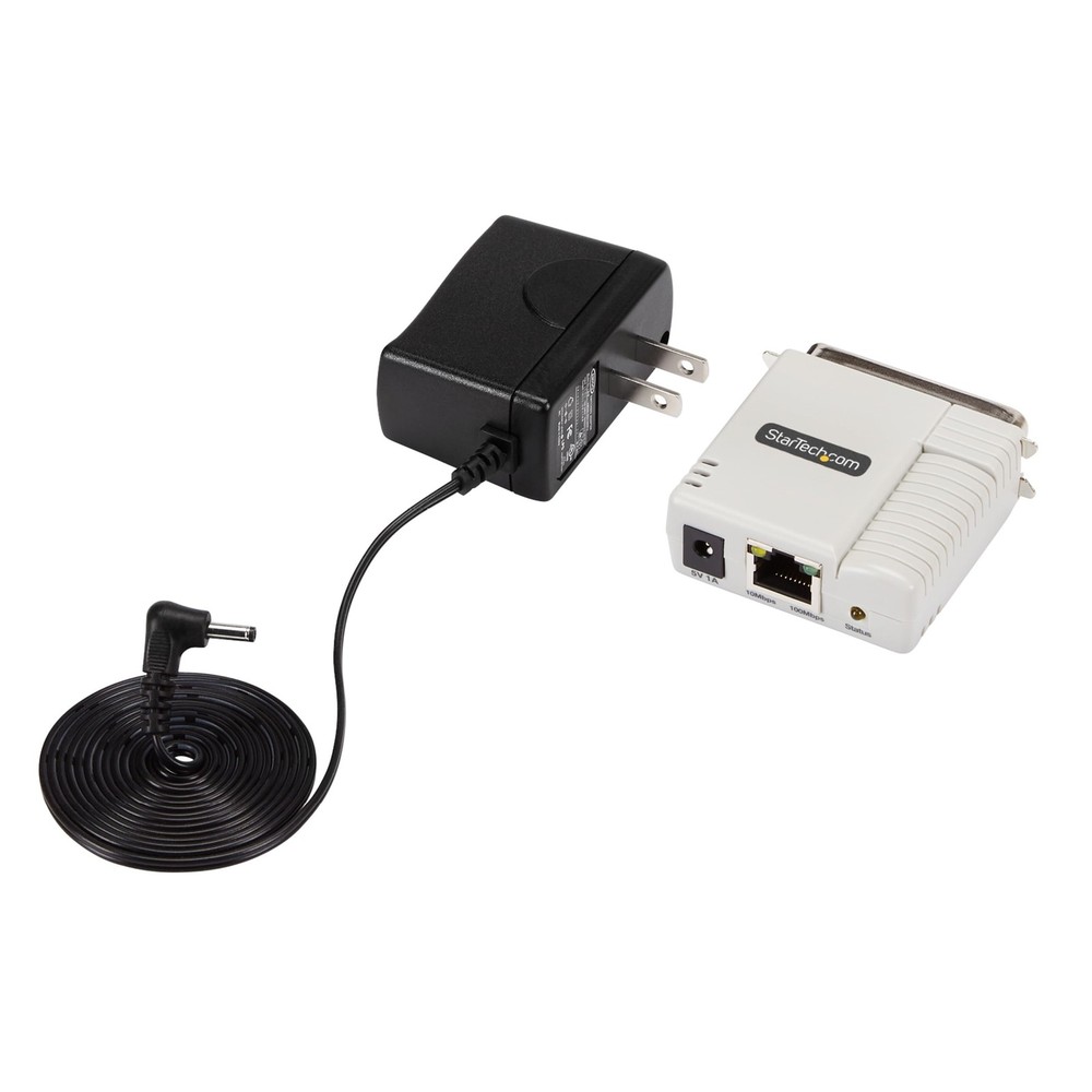 StarTech Ethernet to Parallel Network Print Server Adapter PM1115P3