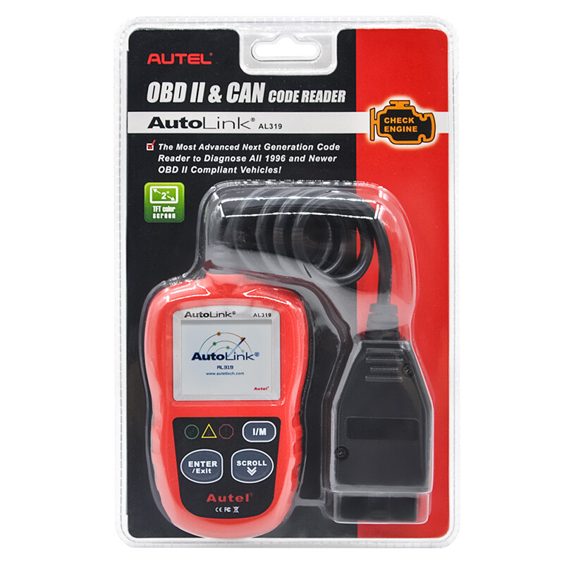 Autel Autolink AL319 OBD2 Scanner Code Reader Check Engine Fault Car Diagnostic