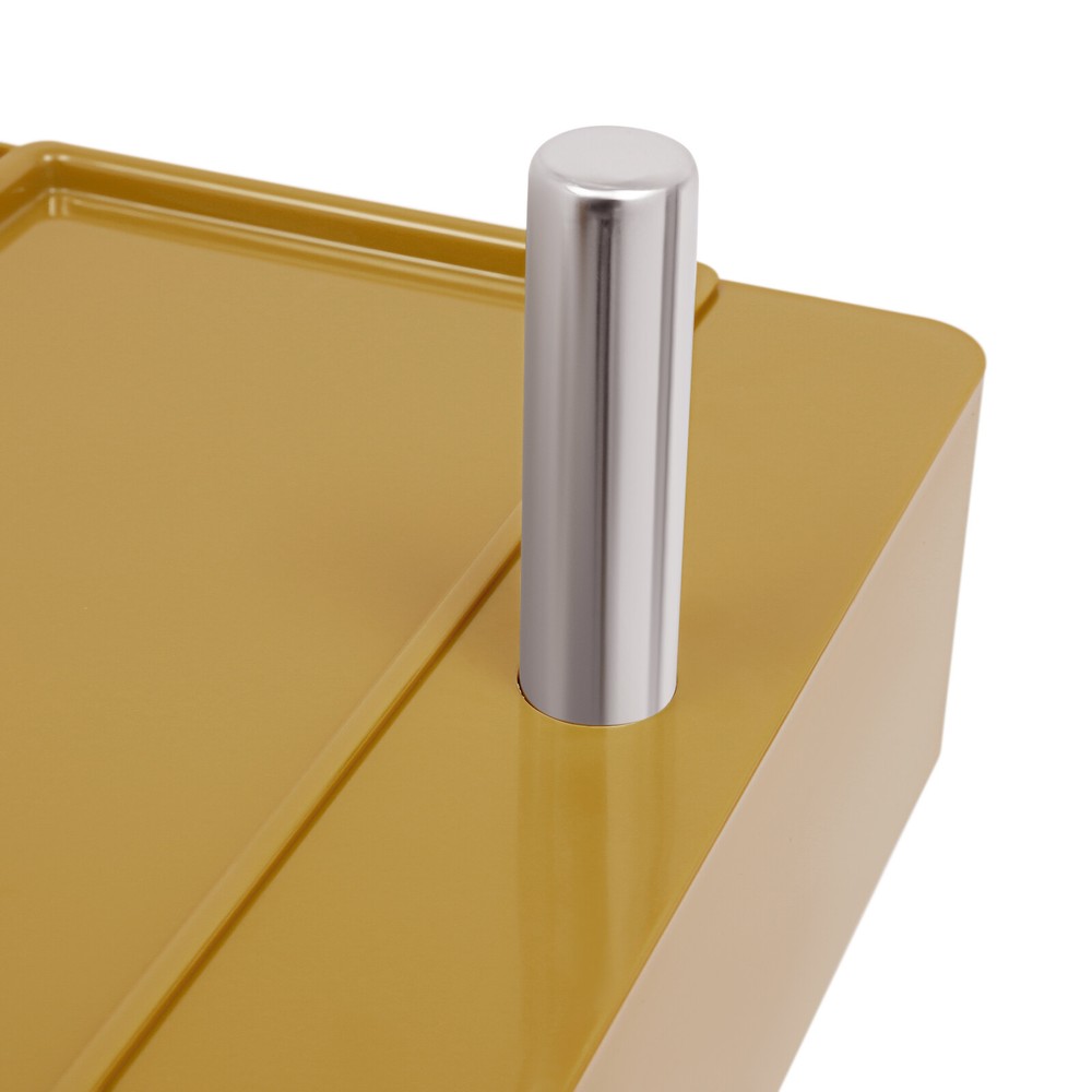 5 Drawers 360?? Movable Rotating Storage Side End Coffee Table Sofa Cabinet NEW