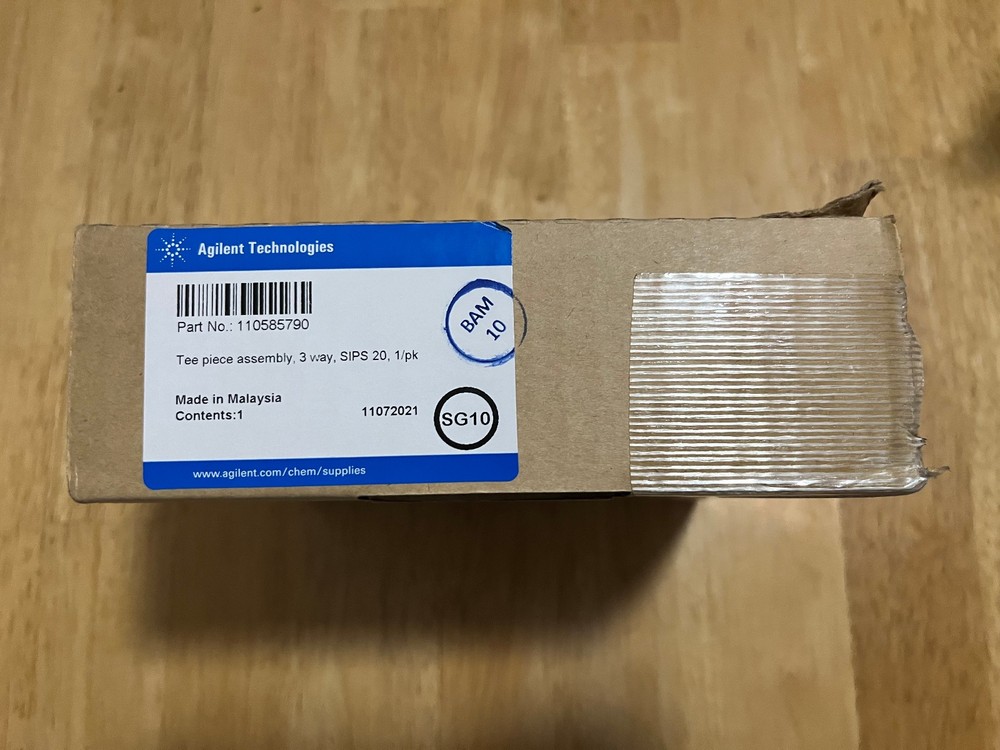 Tee Piece Assembly, 3 Way, SIPS 20 - Agilent Flame AA Component - Used