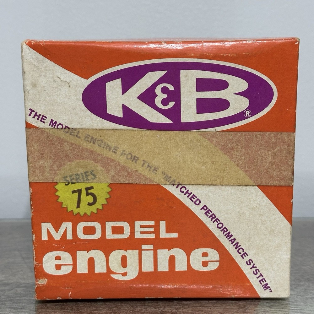 K & B Model Engine Airplane Engine No.7860 .35 R/C Front Rotor Engine Only
