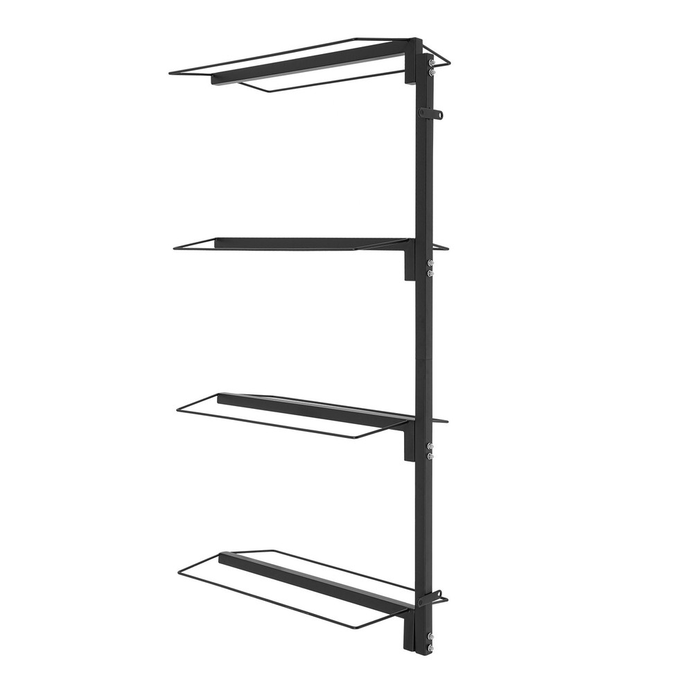 4-Tier Wall-Mounted Saddle Rack for Tack Room - Space-Saving Design