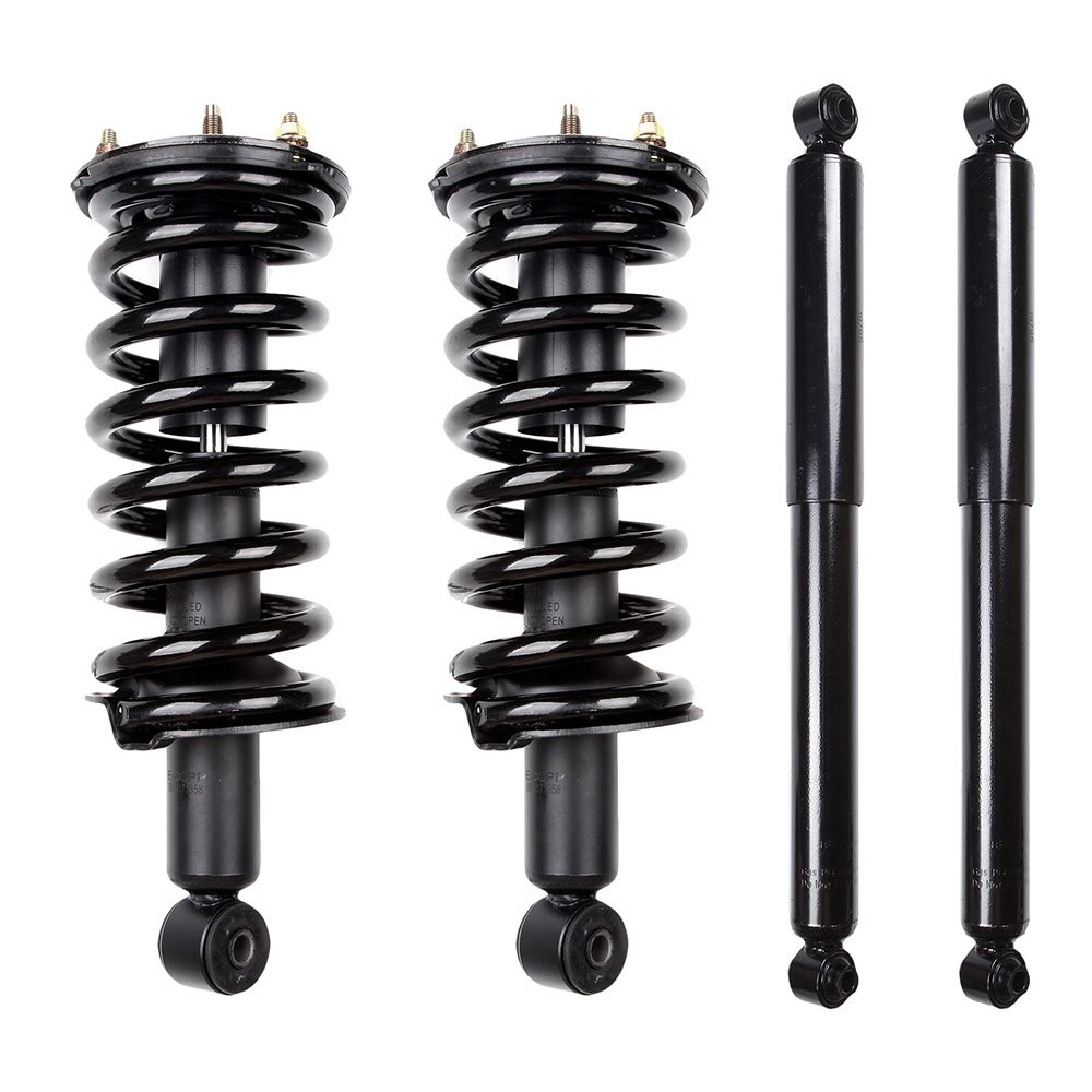 Front Rear Complete Strut Spring Assemblies Shock Absorbers 4PCS 4WD 2004-2013
