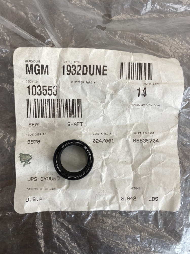 Graco 103553 seal shaft