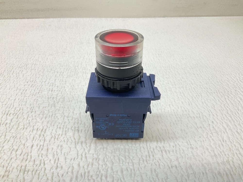WEG BC01F Red Illuminated Momentary Push Button BCO1F (TSC)