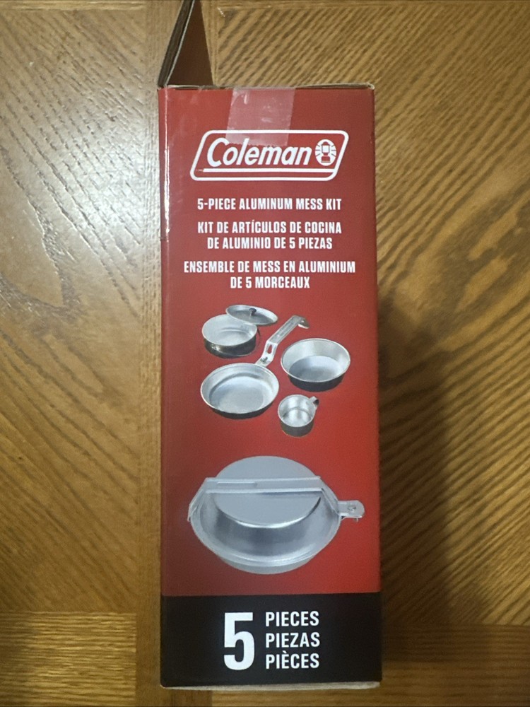 Coleman Aluminum Nesting Scout Mess Kit 5-Piece.