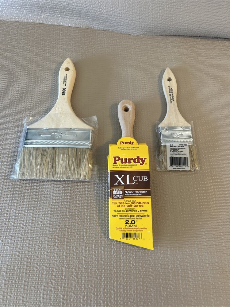 Purdy XL CUB Paint Brush 2" Medium Stiff Angled Nylon/ Polyester NWT