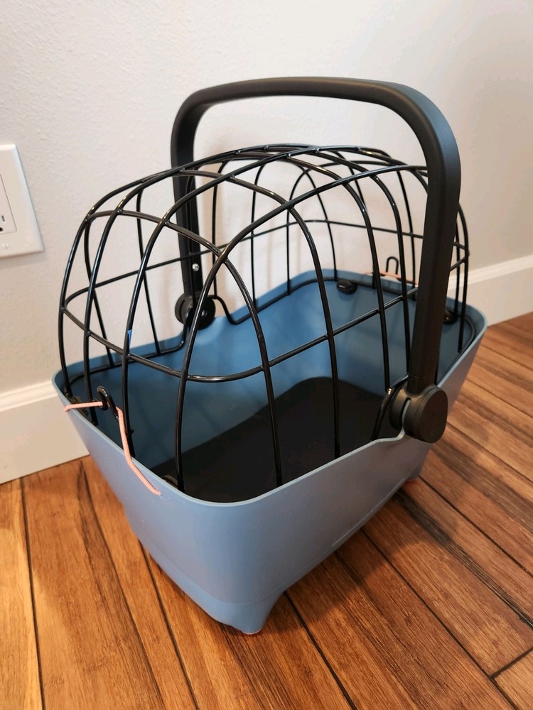 Basil, Buddy, basket for dogs, Faded denim