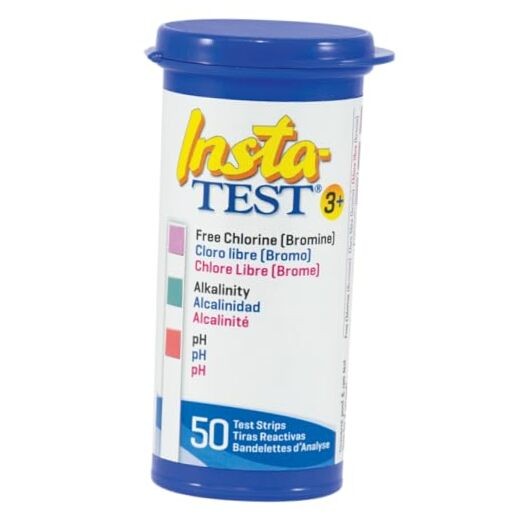 Insta Test 3 Swimming pool Test Strips, 50 Strips 1 black