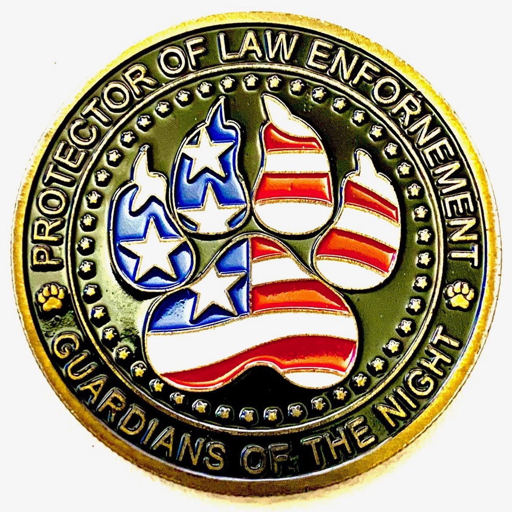 Police K9 Challenge Coin