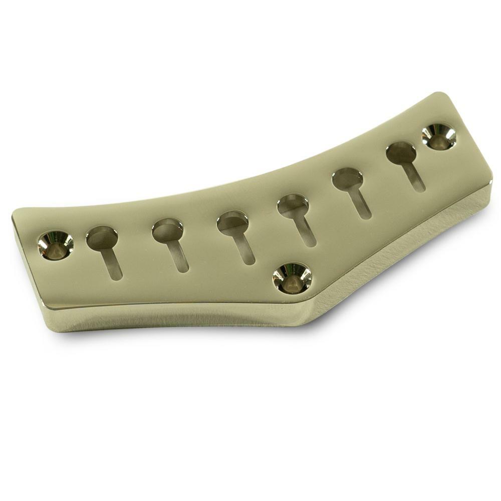 Kluson JG Custom Top Mount Tailpiece Short Brass Nickel