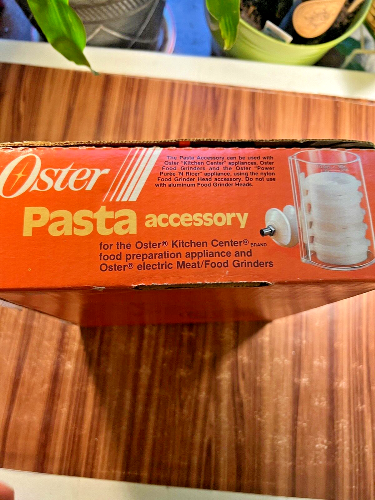 Oster Kitchen Center Pasta Accessory Attachment 939-65 Vintage 1983 Kitchen Tool