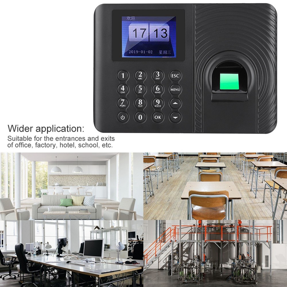 Biometric Fingerprint Time Attendance Recorder Recognition Device Access Control