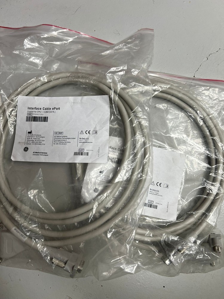 GE Interface Cable ePort Frame to CPU - 3.0M (10ft) 2040427-003-  2 PC