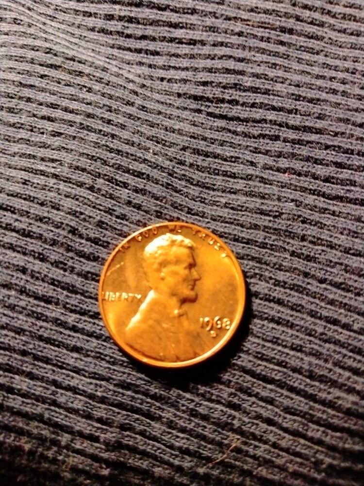 1968 d lincoln memorial cent die clash error
