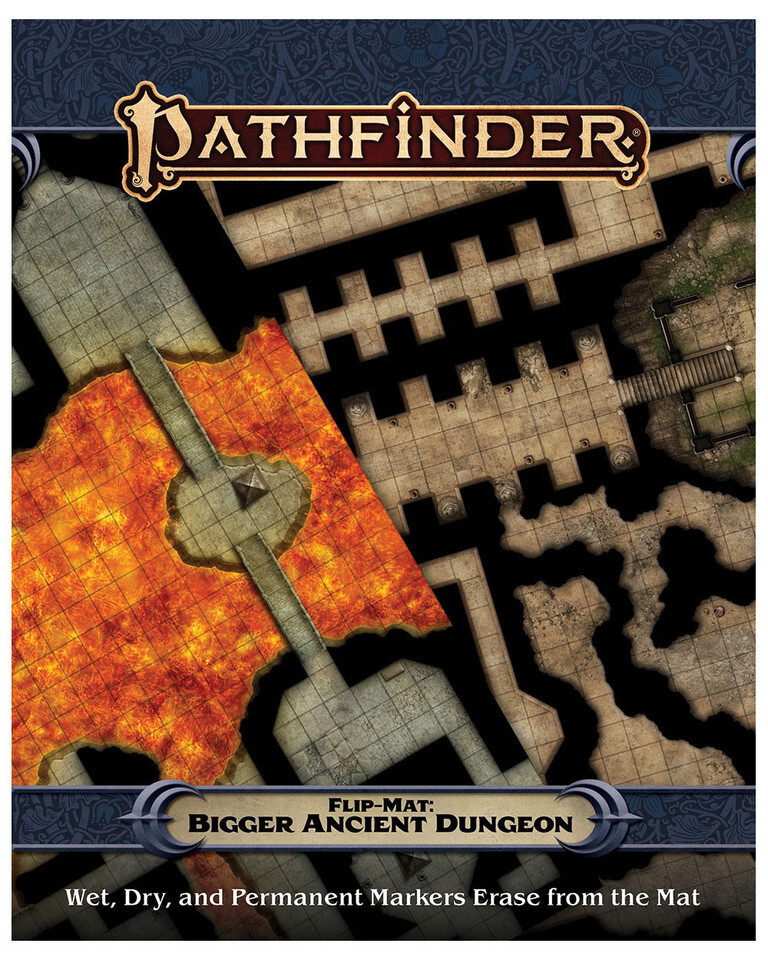 Pathfinder RPG: Flip-Mat Bigger Ancient Dungeon RPG New!