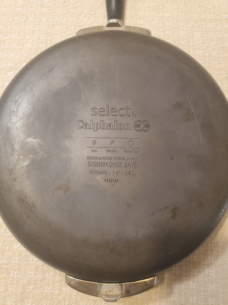 Calphalon Select Space-Saving Hard-Anodized Nonstick 7-Piece Cookware Set