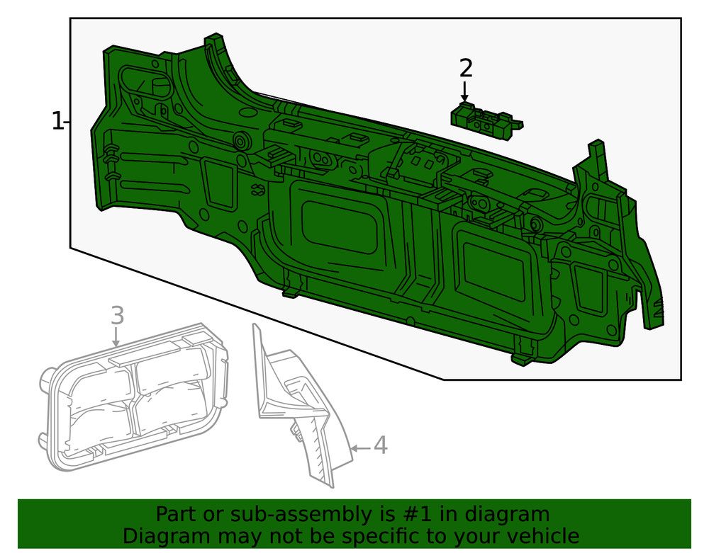 Genuine GM Panel 85880478