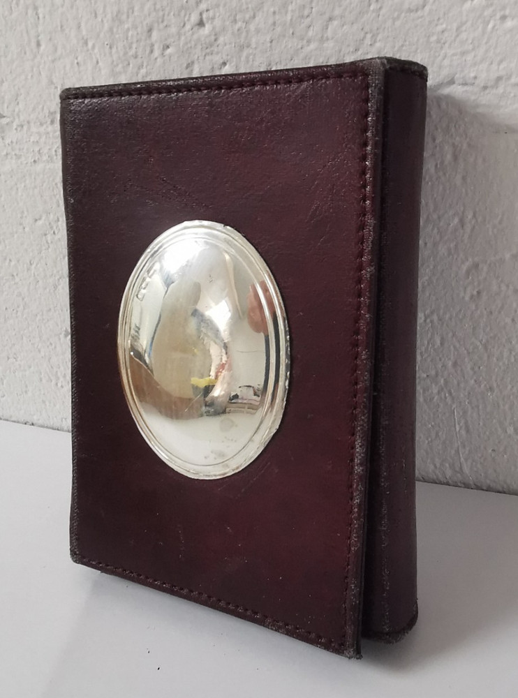 Solid Silver Mounted Playing Cards Case.