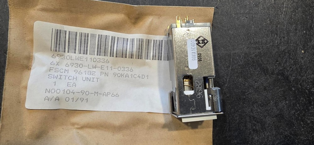 SAFRAN ELECTRONICS & DEFENSE SWITCH 90KA1C4D1 5930-01-034-1906