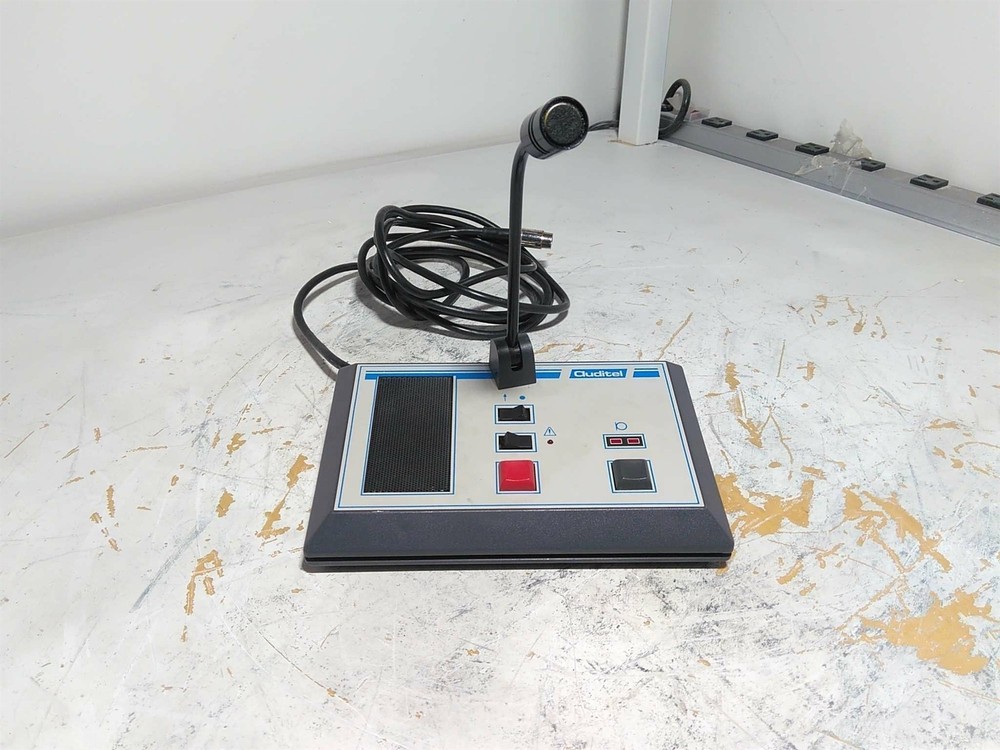 Defective Auditel SCM-2 Discussion Unit Red Button AS-IS