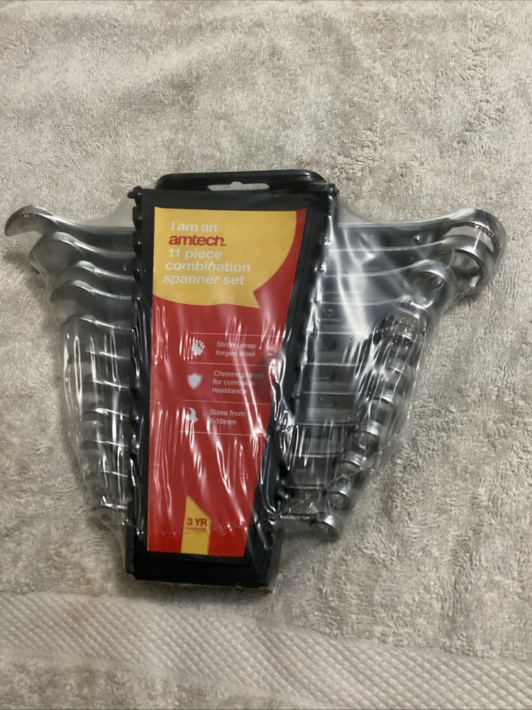 Amtech 11 Pce  Combination  Spanner Set 6 Mm- 19 Mm