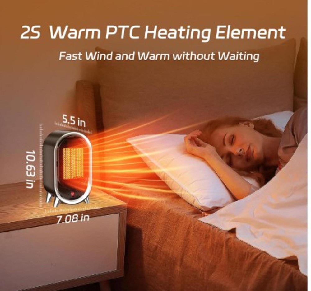 Quick Warming Space Heater, 900W