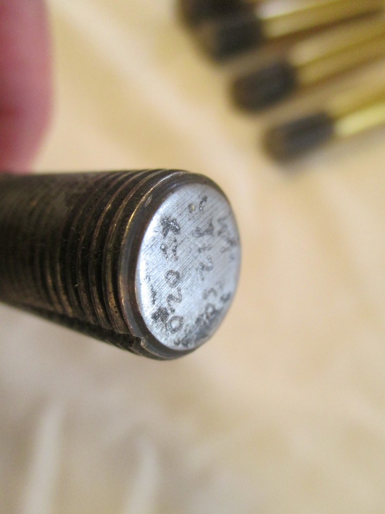 Amada Wilson WT RD Style Die/Tooling Punches. Threaded.