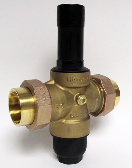 HONEYWELL DS06-105-DUT-LF PRV 2" Lead-Free Brass Double Union NPT Valve