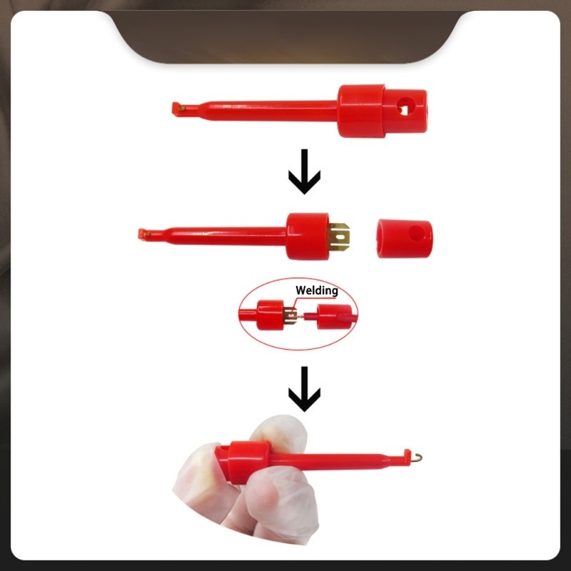 Multipurpose Test Leads Accessories Spring Loading Clamps for Accuracy Circuits