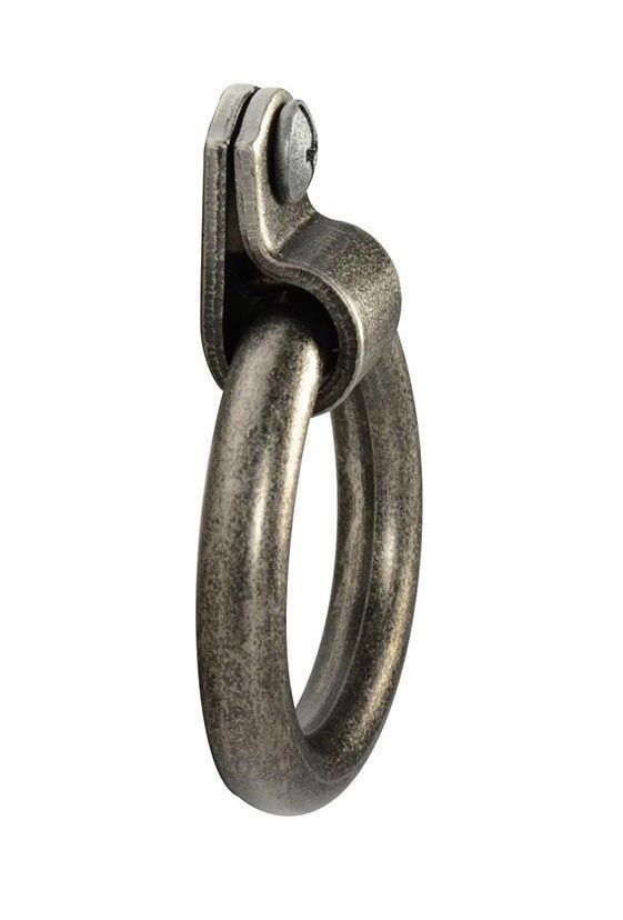 1-3/4" Montgomery Ring Pull Antique Pewter