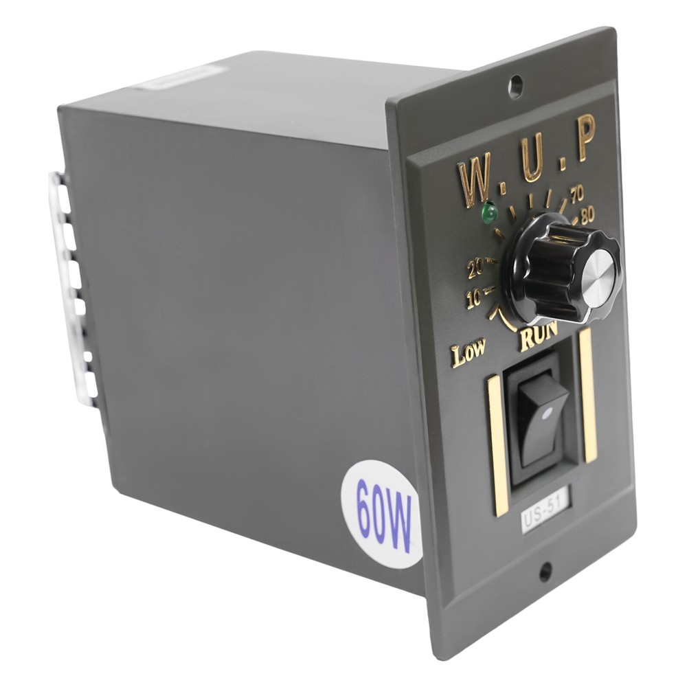 110V 60W AC Gear Motor Electric Variable with Speed Controller Single-phase 1:10