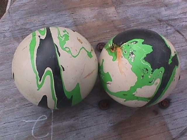 Ebonite Tornado Duckpin Bowling Balls